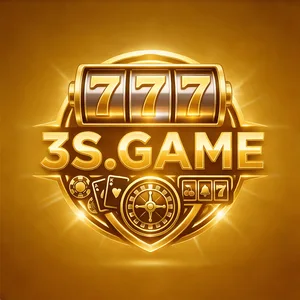 3S Game app icon: gold 777 and 3S.GAME wordmark with a coin and chips on a dark gold tile