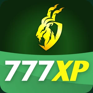 777XP app icon: a gold lion crest above white 777 and gold XP lettering on a green tile