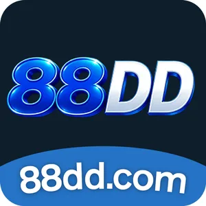 88DD app icon: blue 88DD wordmark with 88dd.com on a blue band, on a dark navy tile