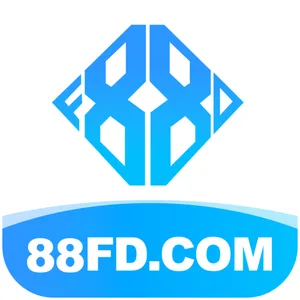 88FD app icon: a blue geometric 88FD monogram above an 88FD.COM bar on a white tile