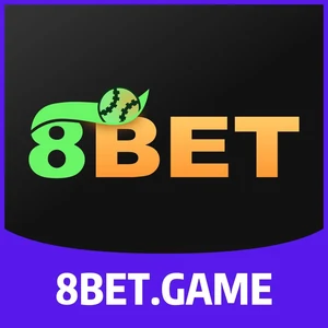 8Bet app icon: a green 8 and orange BET lettering above a purple 8BET.GAME band
