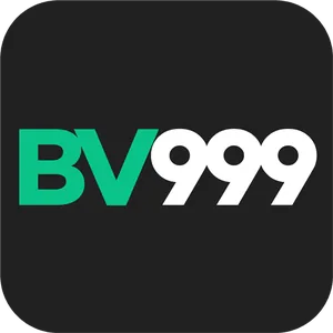 BV999 app icon: teal BV and white 999 lettering on a black rounded tile