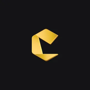 Crown88 site logo: a gold folded-ribbon C on a dark tile