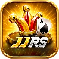 JJRS app icon: gold JJRS lettering with a crown, poker chips and an ace on a gold tile