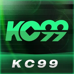 KC99 app icon: white KC99 wordmark on a dark green tile